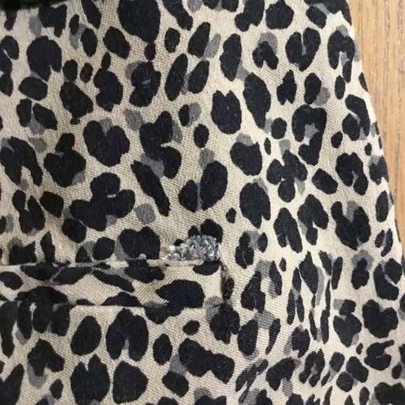 🙀3/$20 A New Day Women's Hip Zip Cheetah Print Dress Pants Size 10 - Picture 5 of 6